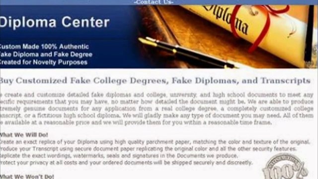 online fake college transcripts certificates degrees & novelty diplomas