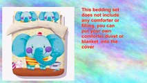 Memorecool Home Textile Cartoon Long Nose Elephant Bedding Set Cute