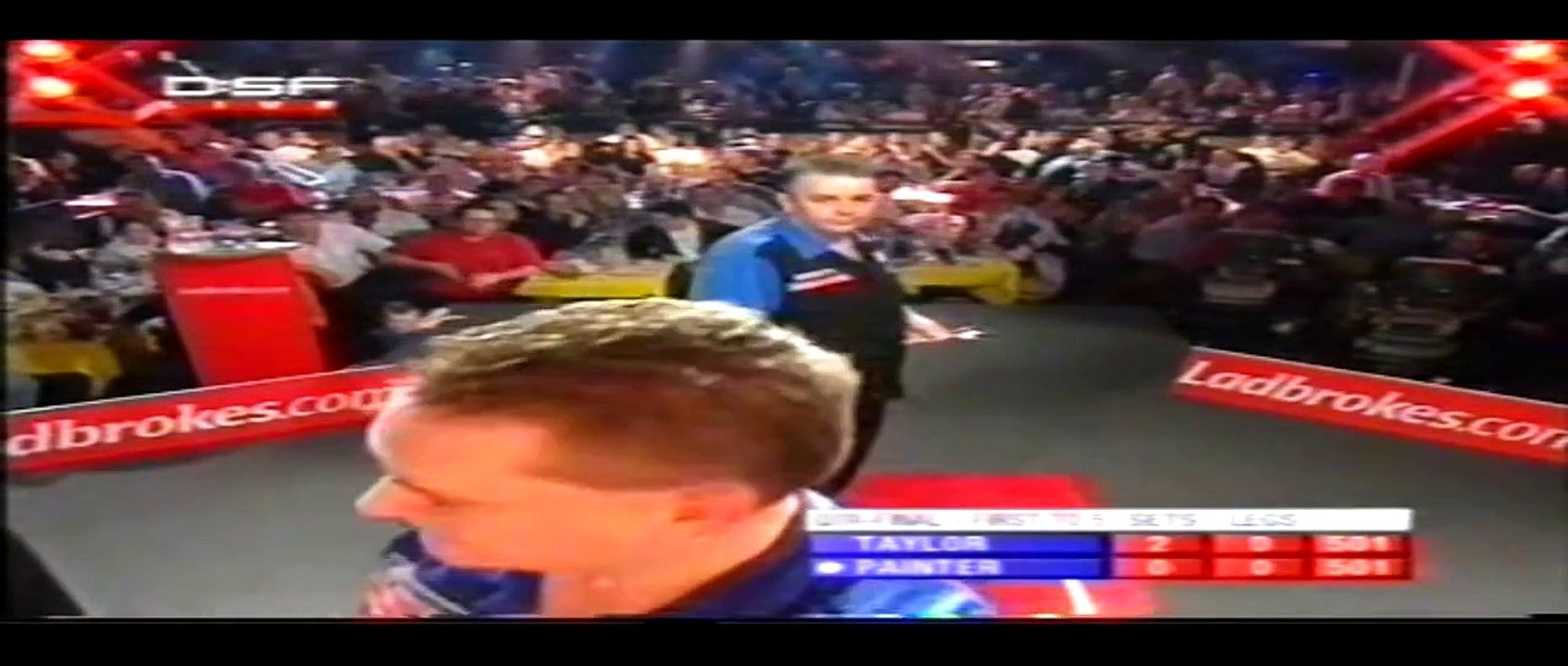 Phil Taylor vs. Kevin Painter Incident - 2005 PDC World Championship