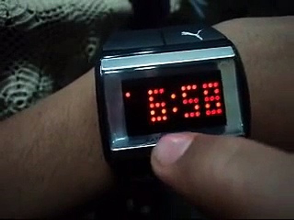Como cambiar hora y fecha Reloj touch screen