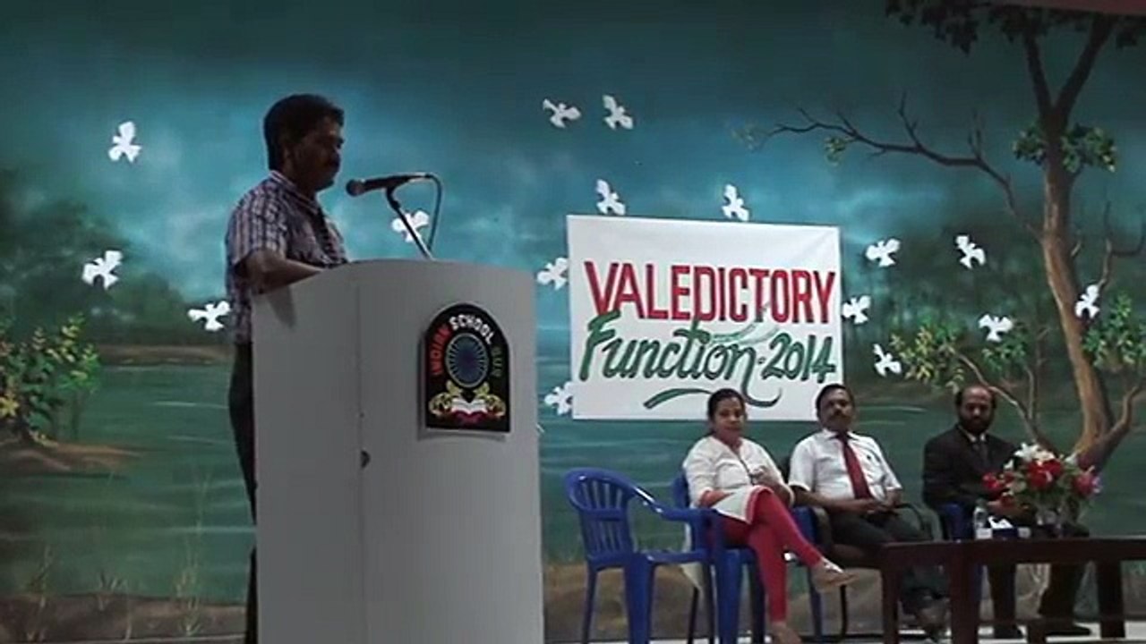 welcome speech on valedictory function 2013 - 14 batch