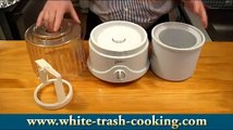 How to cook Homemade Chocolate Ice Cream with White trash Cooking Food Recipes