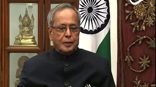 Exclusive interview with HE Pranab Mukherjee, President of India