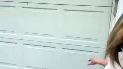 Babys Adorable Reaction to the Garage Door Opener