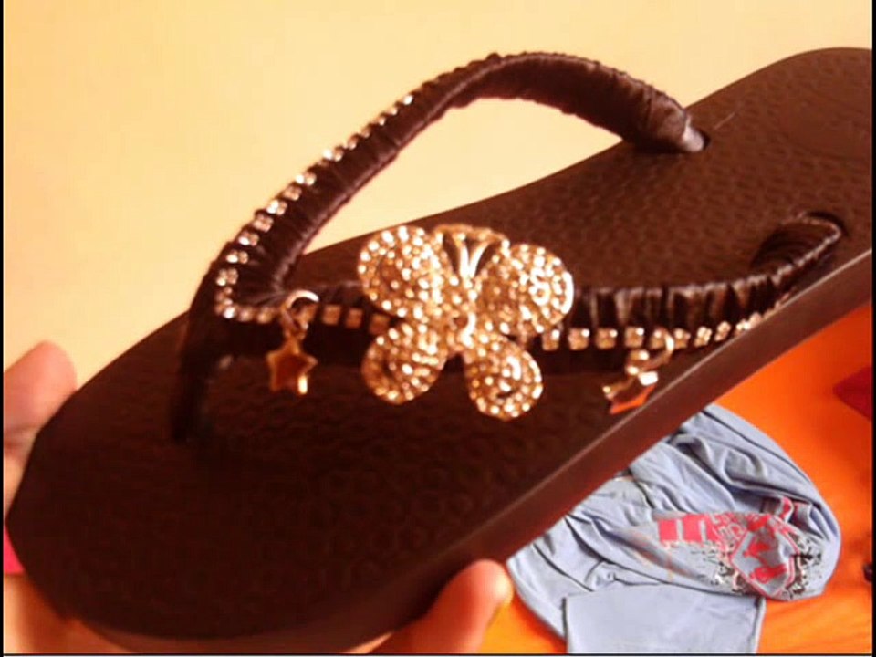 ♥ Chinelos decorados ♥