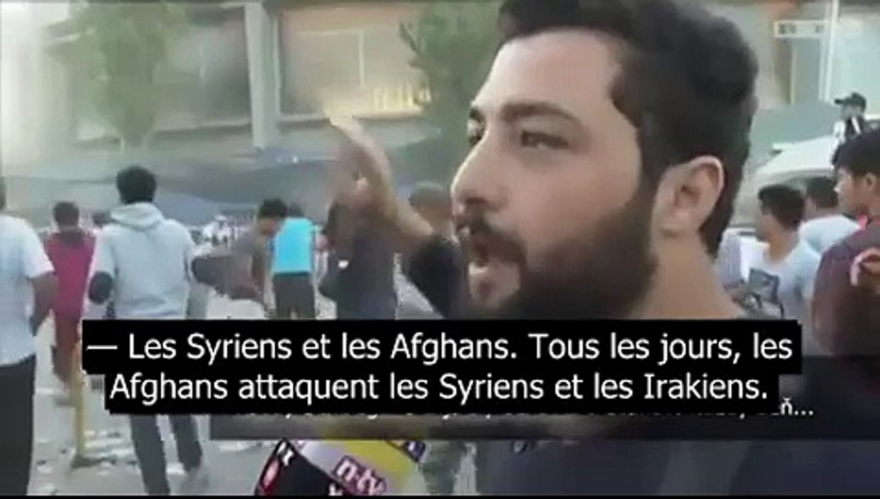 Violences à Lesbos entre réfugiés
