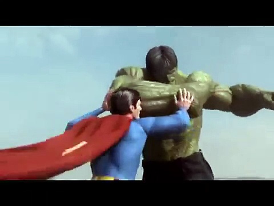 Đại Chiến Siêu Nhân SuperMan Đánh Nhau VS Hulk Người khổng Lồ