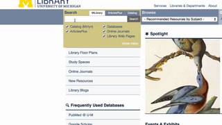 MLibrary Homepage