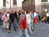 Contrada della Torre - Chanting during the Palio 2008