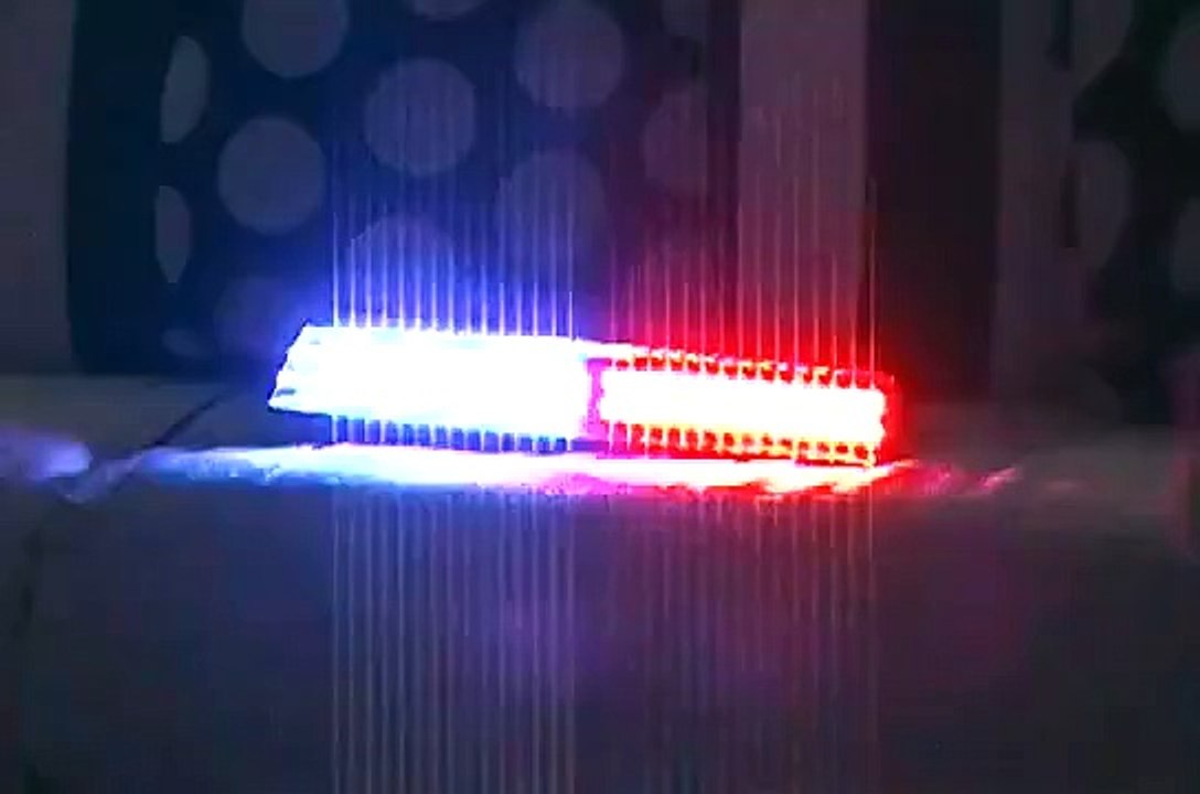 WHELEN SLIM-MISER Police Lights BLUE/RED