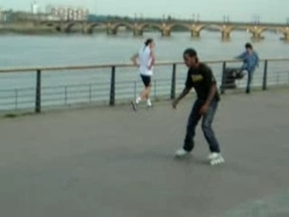 La famille gamelle en roller
