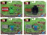 Minecraft Steve, Zombie, Creeper, _ Enderman Set of 4 Figures