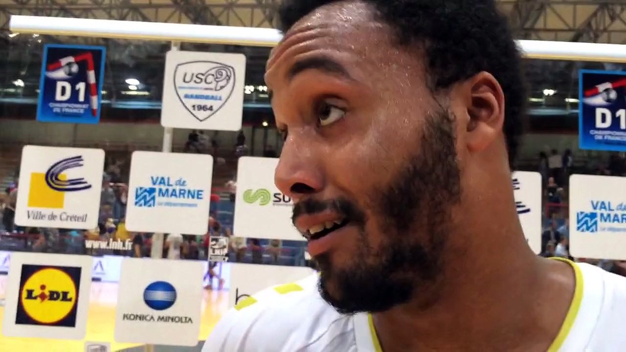 Timothey NGUESSAN après Créteil/Chambéry 27-27