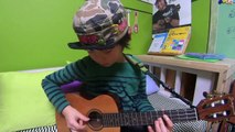 Thriller - Michael Jackson(ukulele cover by 7year-old kid Sean Song)