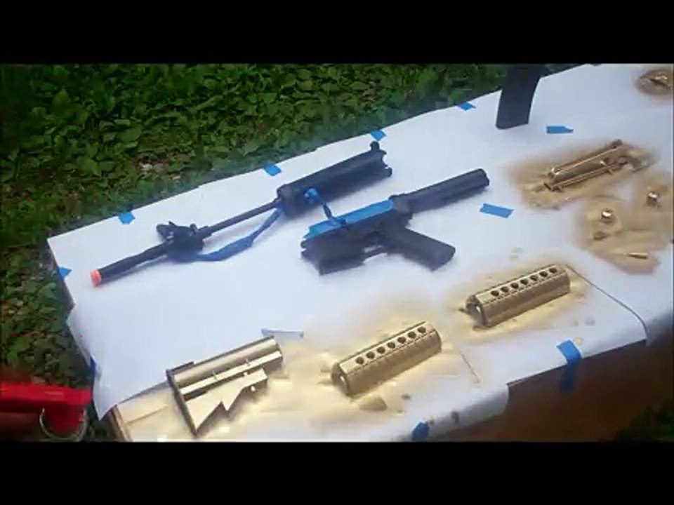 Real Life Diamond Camo: M4 Airsoft Gun