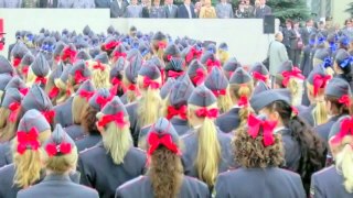 Beautiful Russian Female Military Parade 1/5