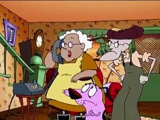 胆小狗英雄卡通儿童