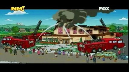 SE INCENDIO LA IGLESIA MIS PLEGARIAS FUERON ESCUCHADAS SIMPSON