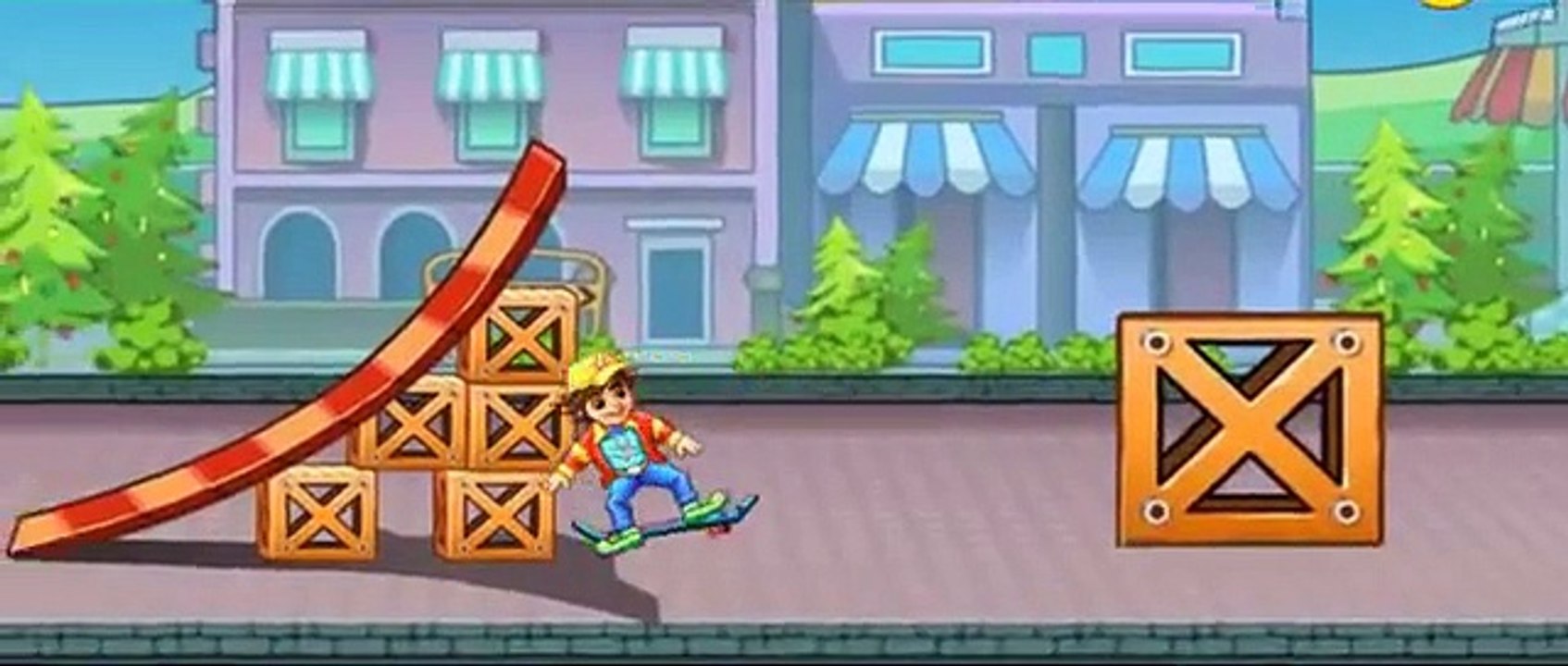 Crazy Funny Skater for child cartoons Compilation