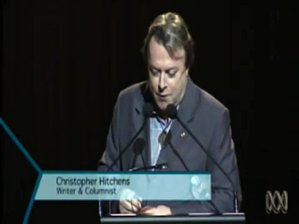 Christopher Hitchens & Tony Jones on religion pt. 1/10