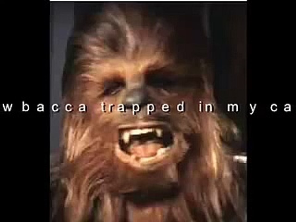 Is Chewbacca trapped in my nightstand?