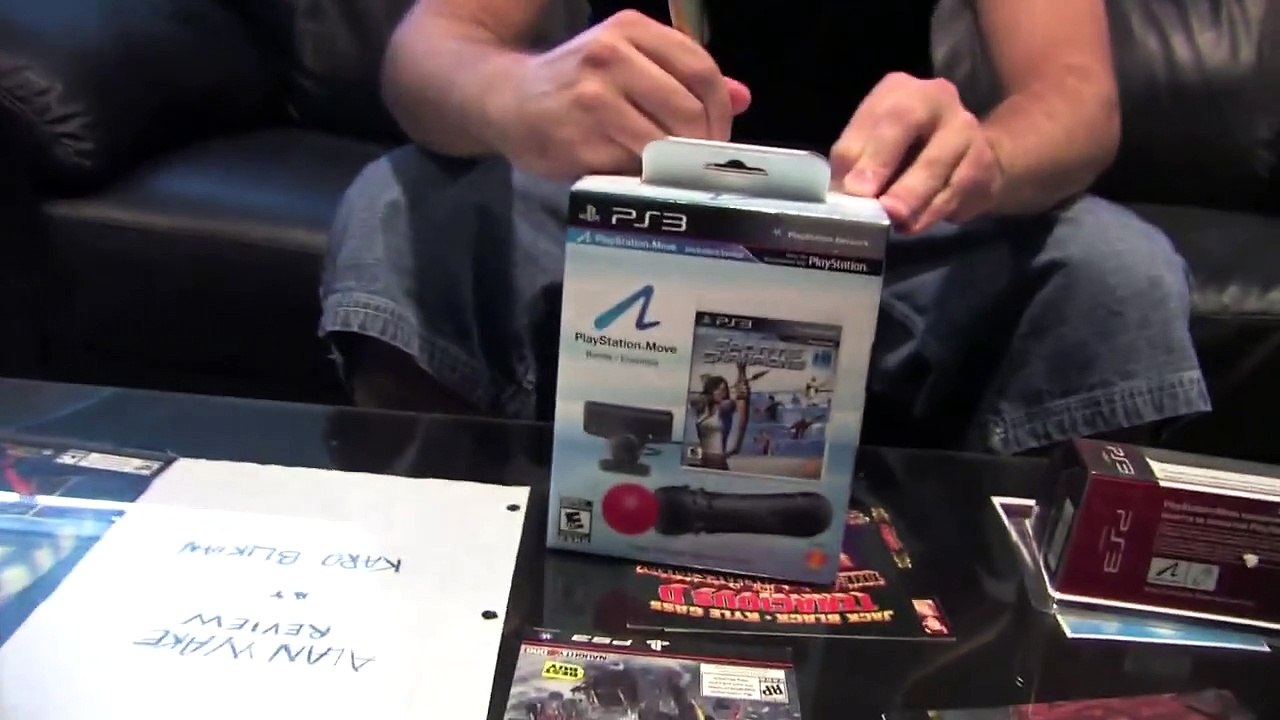 Sony Playstation Move + Navigation Controller Unboxing