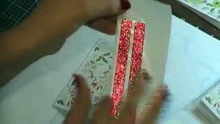 How to make a quick Christmas Card kit 2015