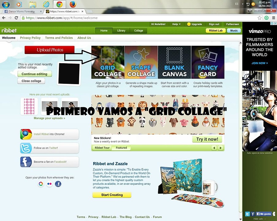Tutorial de como hacer una portada en Ribbet ~Ziegler