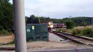 Maine Eastern Railroad at Wiscasset Crossing