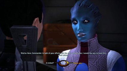 Mass Effect: Asari consort Sha'ira and her trinket, and what it does