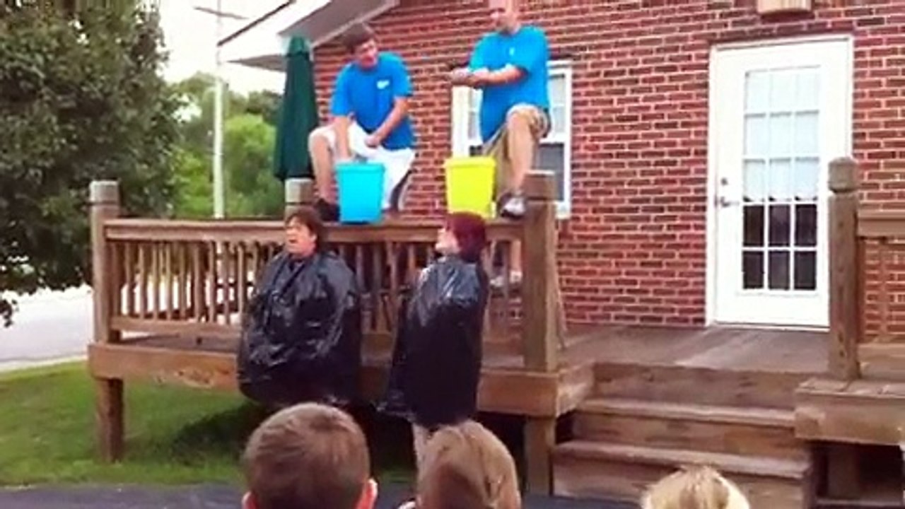 Ms. Christy and Ms. Darla slimed