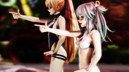 【MMD】大人アンジェラ＆カノンでまっさらブルージーンズ【60fps】