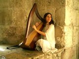 Beautiful music played on David's Harp in Jerusalem Old City Jaffa Gate