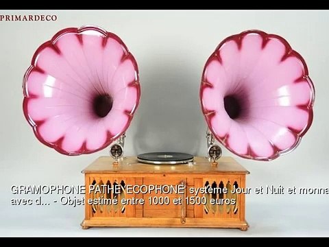 Ventes aux enchères PHONOGRAPHES ET GRAMOPHONES : COLLECTION BASTIDE Première vente du 24/06/2014