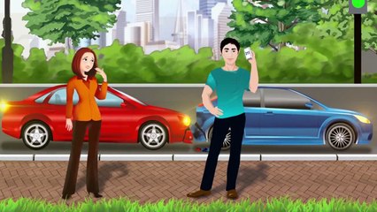 PZU KASKO Full Car Insurance 2D Graphics