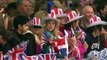 Crowds celebrate outside Clarence House (Royal Wedding Vows Prince William & Katherine Mid