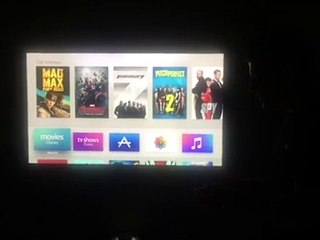 Démonstration de l'Apple TV