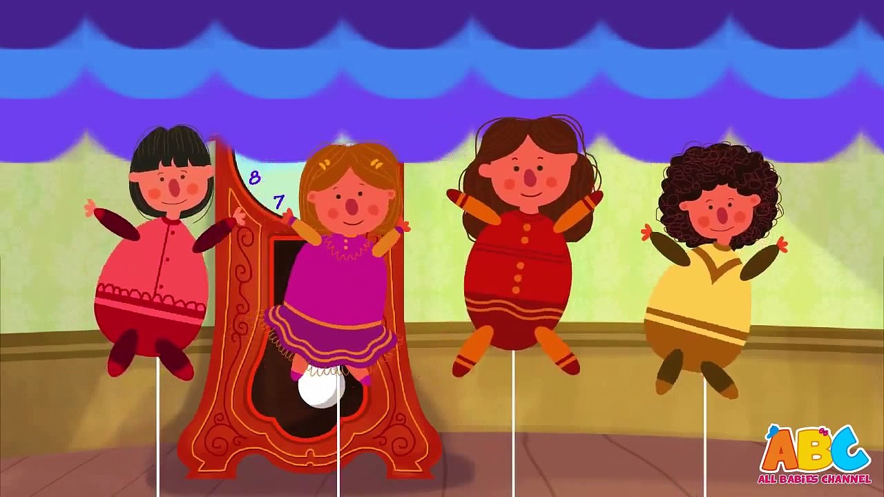 Hickory Dickory Dock | Cartoon Animation Nursery Rhyme with Lyrics for Kids