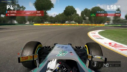 F1 2014 - very easy scenario Chasing Cars