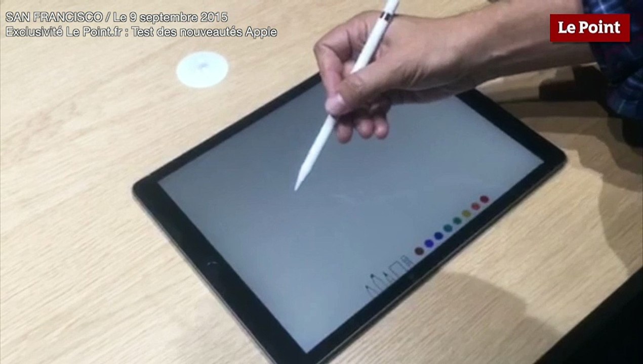 Exclusivité Le Point.fr - Test des nouveautés Apple : l'iPad Pro et l'Apple Pencil