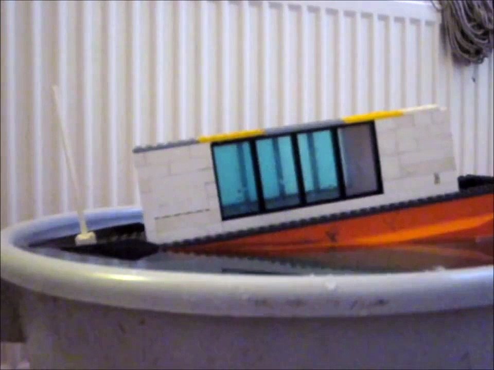 Lego ship sinking