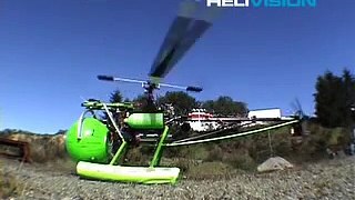 RC Turbine Helicopter onboard video