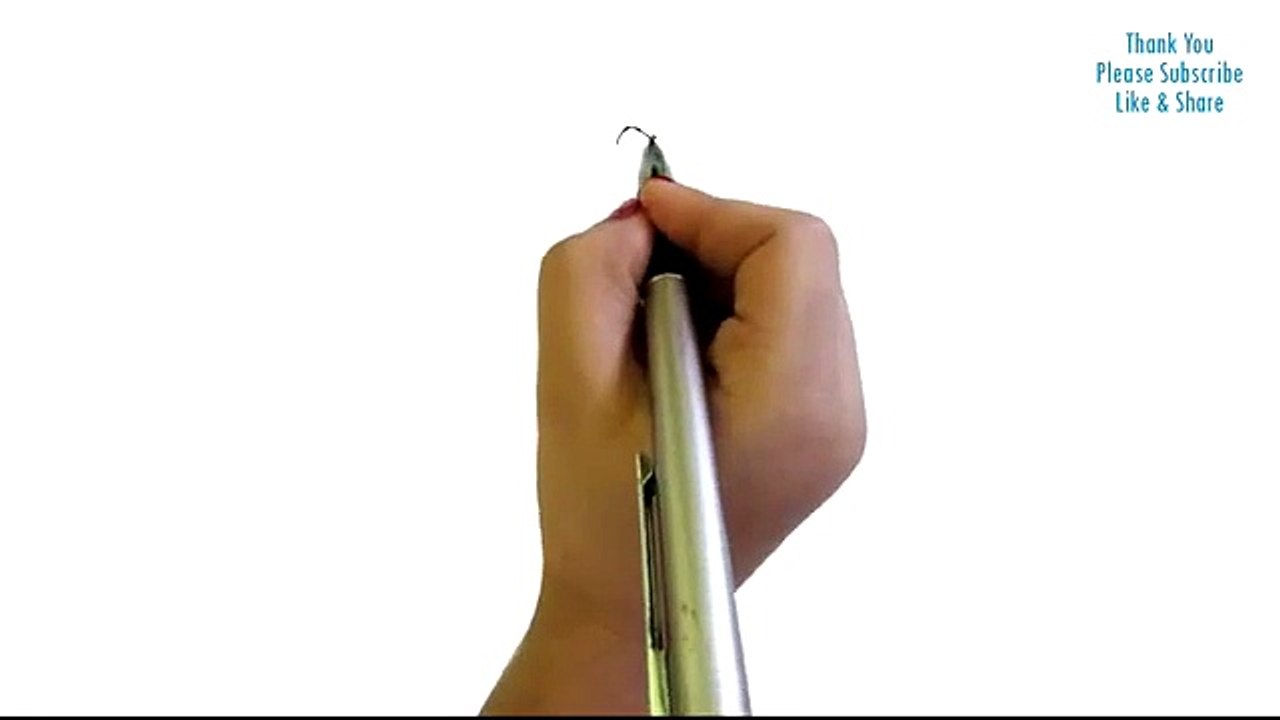 How to Draw a Cat smiling Cartoon