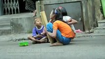 Little Burmese Street Musicians
