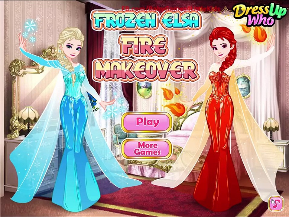 Top Best Frozen Dress Up Games to play: Frozen Elsa Fire Makeover Dress Up Who
