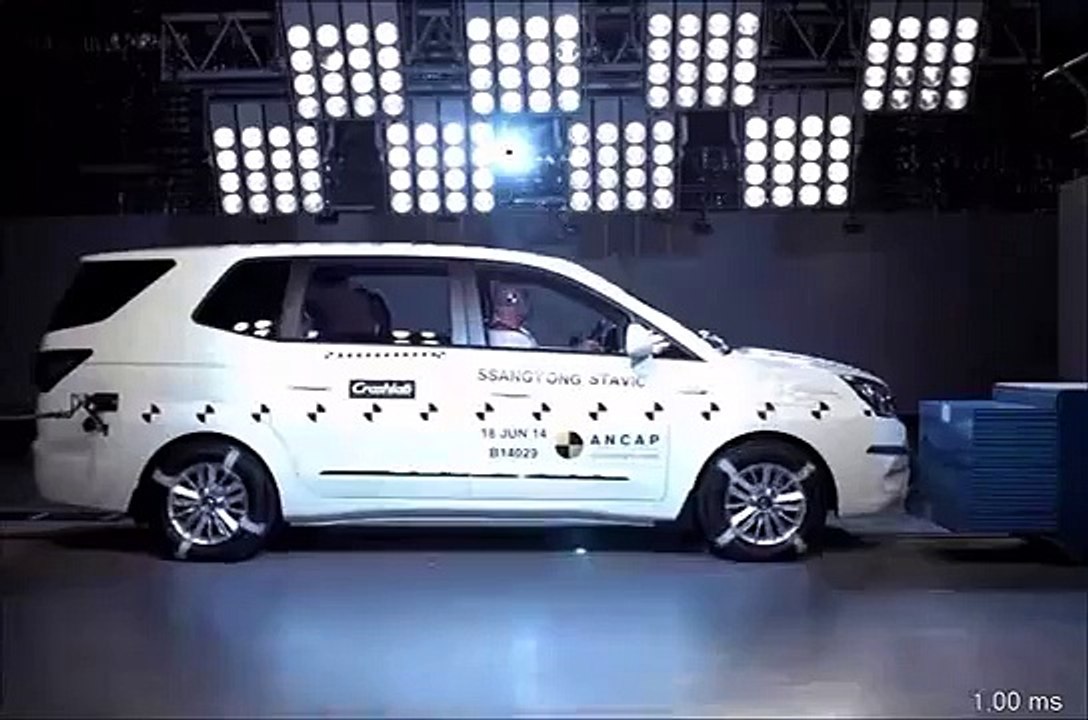ANCAP CRASH TEST: Ssangyong Stavic (from 2013) - 4 star ANCAP safety rating