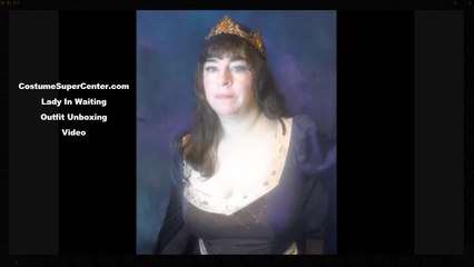 CostumeSuperCenter.com Lady In Waiting Outfit Unboxing