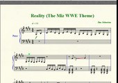 Wrestling Piano Theme Sheet Music - 