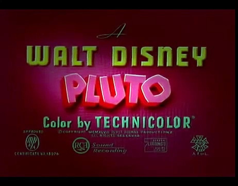 Purple Pluto Minnie Mouse cartoon