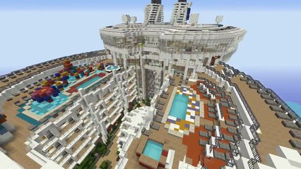 Oasis of the Seas 1:1 Scale Minecraft Cruise Ship